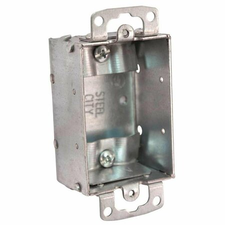 ABB Electrical Box, 7.5 cu in, Switch Box, Steel 621524